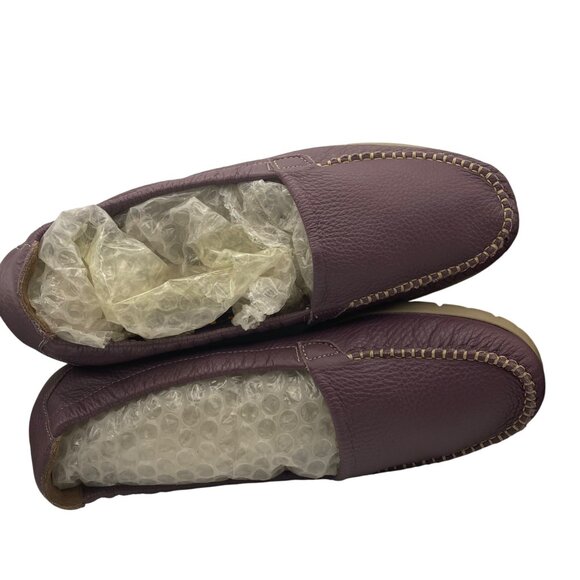 SAS Sunny Slip On Loafer Purple Pebbled Leather US 11 M Comfort Shoes USA Made - Picture 14 of 15